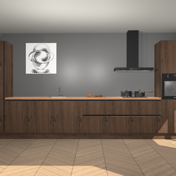 Noten greeploze keuken Barentsburg 91979