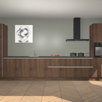 Noten greeploze keuken Barentsburg 91995