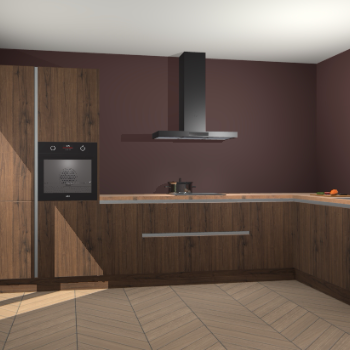 Noten greeploze keuken Napels 52331