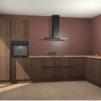 Noten greeploze keuken Napels 52334