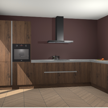 Noten greeploze keuken Napels 52372