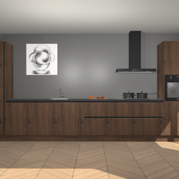 Noten greeploze keuken Barentsburg 92019