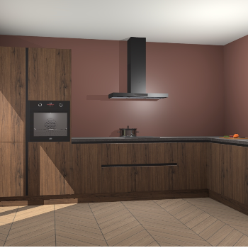 Noten greeploze keuken Napels 52381