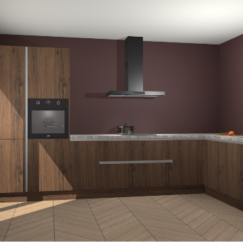 Noten greeploze keuken Napels 52384