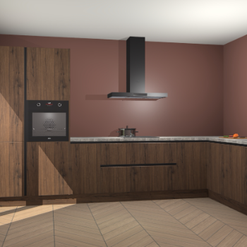 Noten greeploze keuken Napels 52387