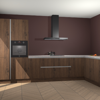 Noten greeploze keuken Napels 52391