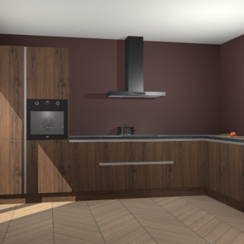 Noten greeploze keuken Napels 52397