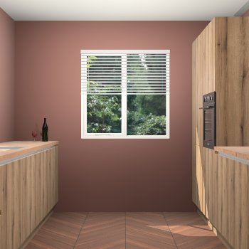 Goud Eiken greeploze keuken Lusaka 43052