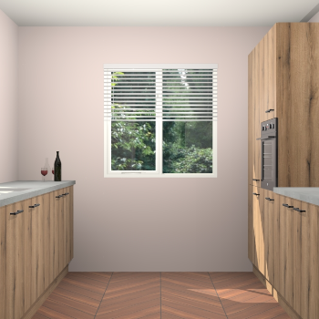 Goud Eiken keuken Lusaka 43109