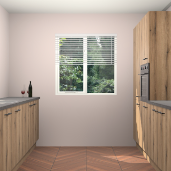 Goud Eiken keuken Lusaka 43147