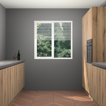 Goud Eiken greeploze keuken Lusaka 43152