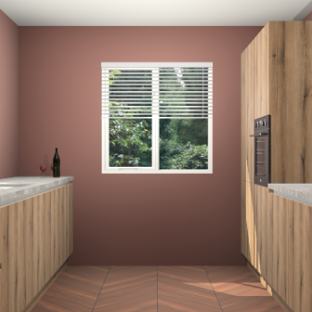 Goud Eiken greeploze keuken Lusaka 43297