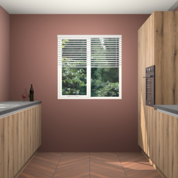 Goud Eiken greeploze keuken Lusaka 43531