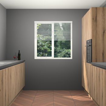 Goud Eiken greeploze keuken Lusaka 43534