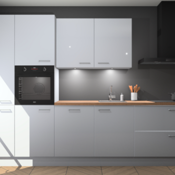 Sneeuwwitte hoogglans keuken Groenland 46095