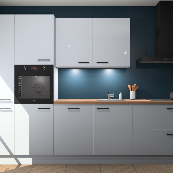 Sneeuwwitte hoogglans keuken Groenland 46099