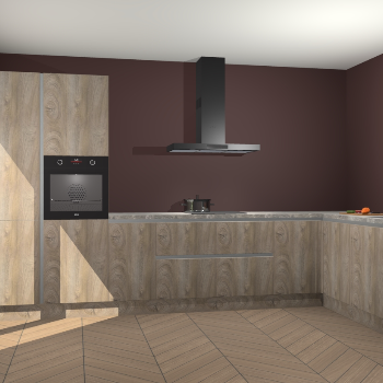 Cantaro Eiken greeploze keuken Napels 52134