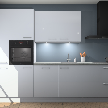 Sneeuwwitte hoogglans keuken Groenland 46124