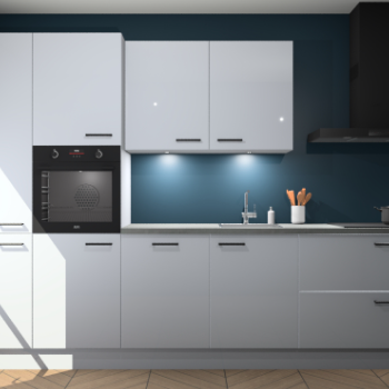 Sneeuwwitte hoogglans keuken Groenland 46129