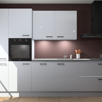 Sneeuwwitte hoogglans keuken Groenland 46131