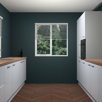 Sneeuwwitte hoogglans keuken Lusaka 46623