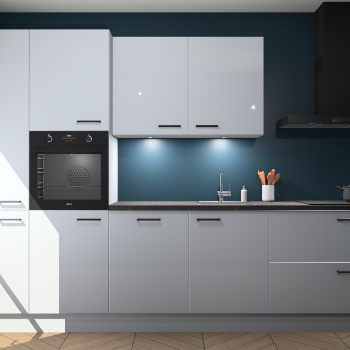 Sneeuwwitte hoogglans keuken Groenland 46139