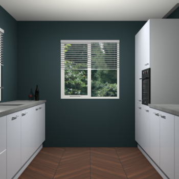 Sneeuwwitte hoogglans keuken Lusaka 46658