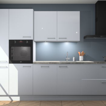 Sneeuwwitte hoogglans keuken Groenland 46142