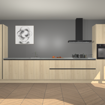 Vuren greeploze keuken Barentsburg 91942