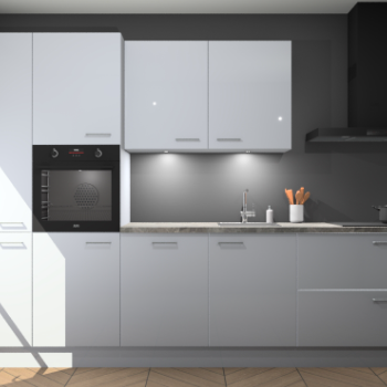 Sneeuwwitte hoogglans keuken Groenland 46143