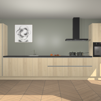 Vuren greeploze keuken Barentsburg 91945