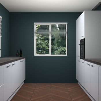 Sneeuwwitte hoogglans keuken Lusaka 46745