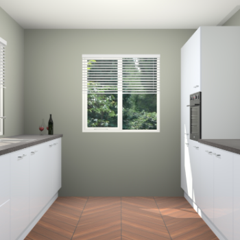 Sneeuwwitte hoogglans keuken Lusaka 46747