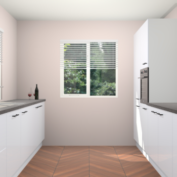 Sneeuwwitte hoogglans keuken Lusaka 46750