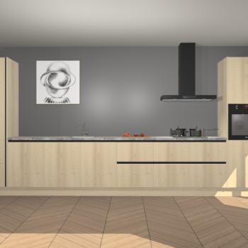 Vuren greeploze keuken Barentsburg 91954