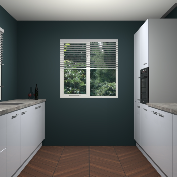 Sneeuwwitte hoogglans keuken Lusaka 46833