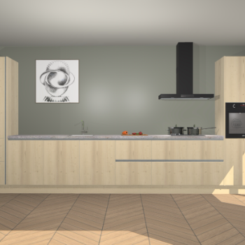 Vuren greeploze keuken Barentsburg 91957