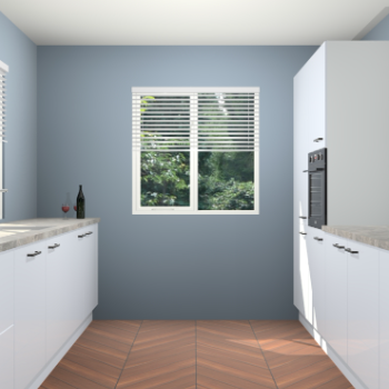 Sneeuwwitte hoogglans keuken Lusaka 46838