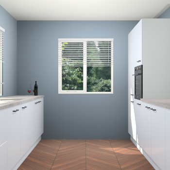 Sneeuwwitte hoogglans keuken Lusaka 46862