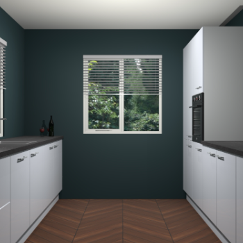 Sneeuwwitte hoogglans keuken Lusaka 46882