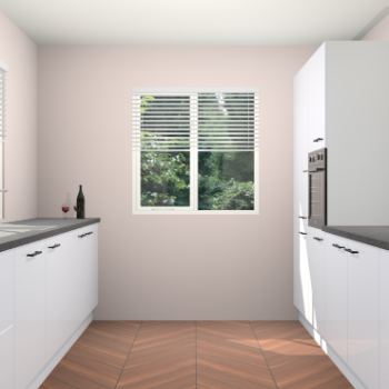 Sneeuwwitte hoogglans keuken Lusaka 46885