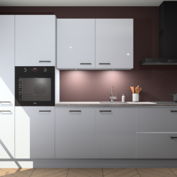 Sneeuwwitte hoogglans keuken Groenland 46152