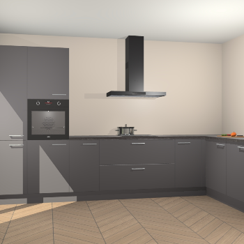 Onyxgrijs keuken Napels 51467