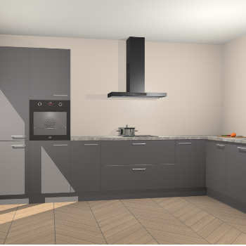 Onyxgrijs keuken Napels 51473