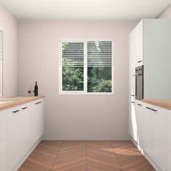 Zijdegrijze hoogglans keuken Lusaka 46911