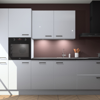 Sneeuwwitte hoogglans keuken Groenland 46240