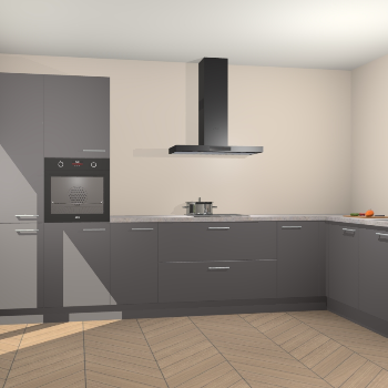 Onyxgrijs keuken Napels 51480