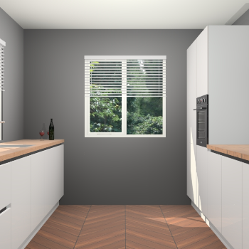 Zijdegrijze hoogglans greeploze keuken Lusaka 46913