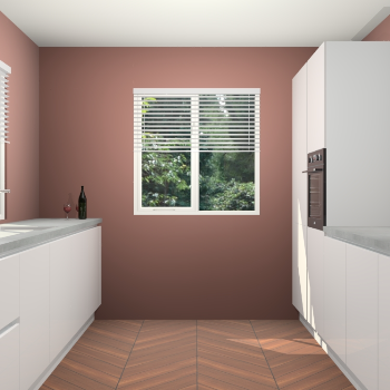 Zijdegrijze hoogglans greeploze keuken Lusaka 46929