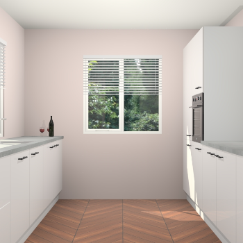 Zijdegrijze hoogglans keuken Lusaka 46930